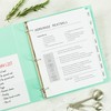 Avery 8-Tab Binder Dividers, Write & Erase White Big Tabs,