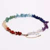 Jewboo 7 Chakra Choker Necklace for Women Chip Real Reiki