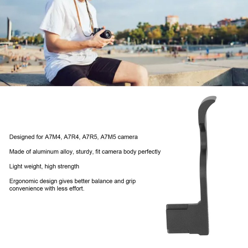 Hot Shoe Thumb Up Rest Hand Grip for A7M4 A7R4