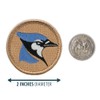 Blue Jay Patrol Patch - 2" Diameter Round Embroidered Patch