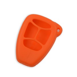 Orange Silicone Remote Cover Key Chain for Dodge, Chrysler, And Jeep Vehicles, 2005-2010