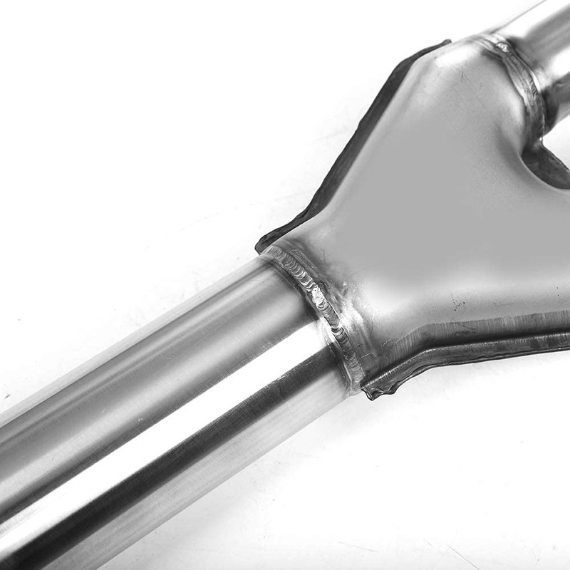 YOLANDO Dual Exhaust Muffler Y-Pipe Direct Fit Kit Fits 2009-2019
