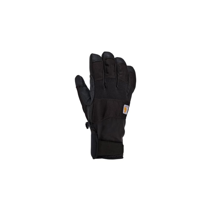 Carhartt Mens Waterproof Thermal Lined Secure Cuff Glove, Black, XX-Large