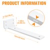 Floating Shelf Brackets 10 inch 8 Pack L Brackets for