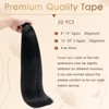 Rich Choices Tape-In Real Hair Extensions, 35 cm, 20 Pieces,