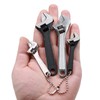 TopHomer Small Spanner Adjustable Wrench Non-Slip Mini Jaw Spanner Wrench