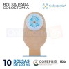 Bolsa Colostomia Recortable 15-64mm Adulto 10 Pza Drenable