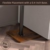 YUHFERA Sofa Armrest Tray Table for Couch - 360° Swivel