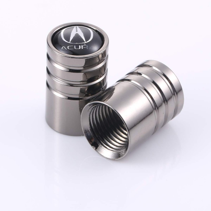 TK-KLZ 5Pcs Chrome Car Tire Valve Stem Caps for Honda