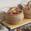 Made In Basket Hamper Handles Seagrass Storage puranta-kaba- Bali Sundries