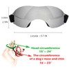Large Dog Sunglasses with Adjustable Strap, UV Protection, Suitable for