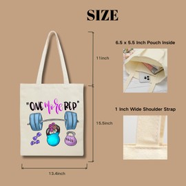 KONSOM Canvas Aesthetic Tote Bag for Women with Pockets Reusable Grocery Bags Workout Gym Shopping Work Beach Graduation Vacation Birthday Mothers Day Christmas Gifts