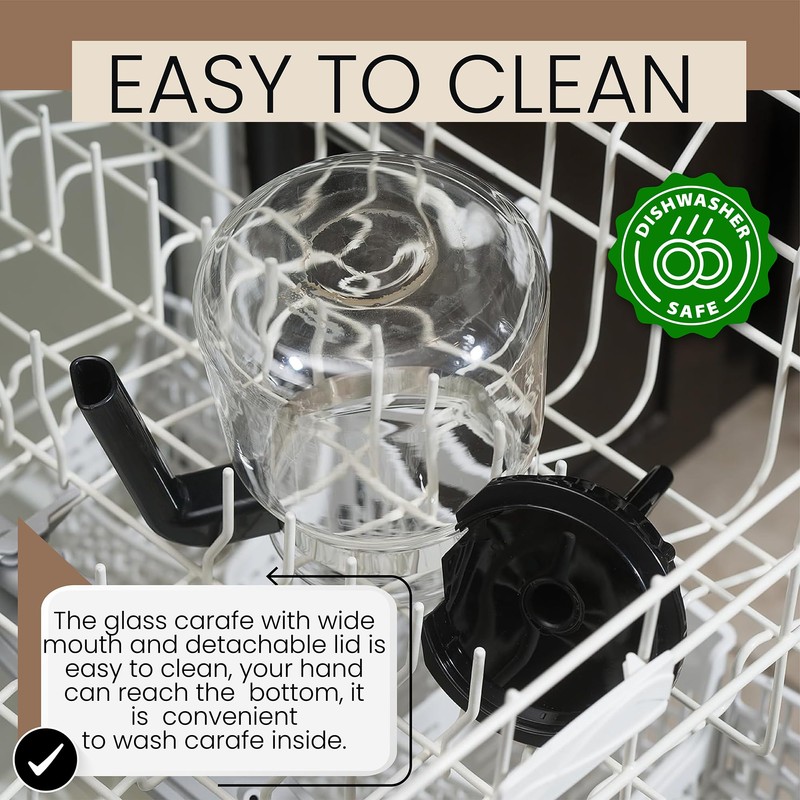 Replacement Glass Carafe for Moccamaster KB Coffee Maker Brewers Technivorm