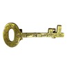 ESPLANADE Designer Peacock Brass Door Handle (Treasure Key)