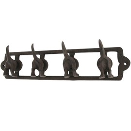 TG Treasure Gurus Wall Mount 4 Dogs Tails Hooks