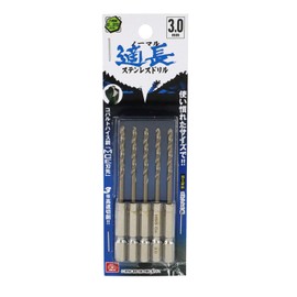 SK11 Hex Shaft Co Stainless Drill Standard 5 Piece Set 0.12 inches (3.0 mm)