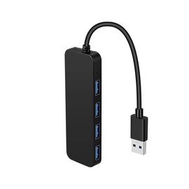 tiyiyok USB Hub 3.0 4-Port, USB Verteiler mit High-Speed 5Gbps, Kompakter USB Splitter für Laptop, PC, Externe Festplatte, Drucker, Smartphone (30cm)