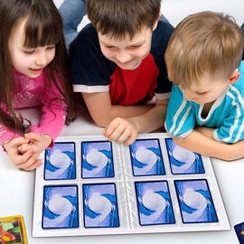 Card Collector Album with 4 Pockets, Display Storage Folder, Compatible with Trading Cards, Sports Cards and Playing Cards, Protection and Organisation, 30 Pages for 240 Cards - T5