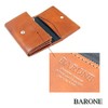 bn2025br, Italian Leather, Genuine Leather, Card Case, Coin Pocket, Wallet,