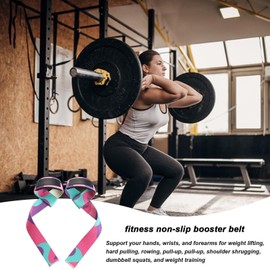 Lifting Wrist Strap, Nonslip Strength Training Grip Wraps For Pull-Up, Home Gym Workout Supplies For Barbells, Deadlifts, Weightlifting, Powerlifting