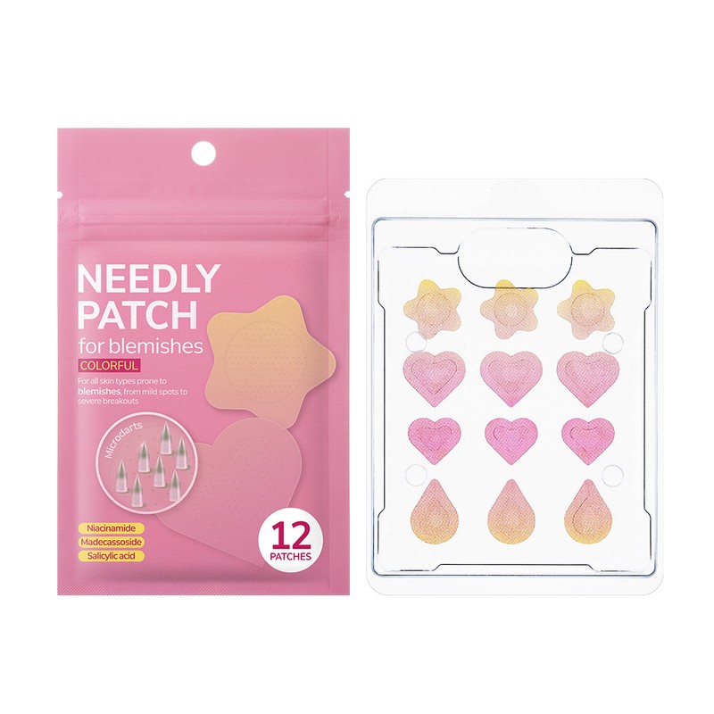 NEEDLY Patch for Blemishes Colorful 12P - NEEDLY Patch for
