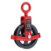 KATSU Tools Gin Wheel 125mm with Swivel Eyebolt Scaffolding Pulley