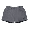Lucent Ladies Shorts (Gray), Tennis Shorts, 3/4 Pants (XLS3083), gray