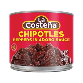 La Costeña Chipotle Peppers in Adobo Sauce, 12-Ounce Can (Pack of 3)