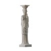 BeautifulGreekStatues Column Caryatid Statue Acropolis Athens Greek Roman Alabaster 9.8"