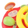 Simulation Steering Wheel Toy Free Rotation Music Sound Educational Driving
