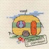 Mouseloft Mini Cross Stitch Kit - Caravan, Stitchlets Collection