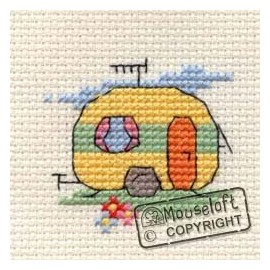 Mouseloft Mini Cross Stitch Kit - Caravan, Stitchlets Collection