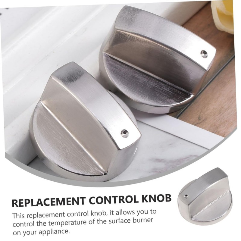 DOITOOL 4pcs Gas Stove Control Knobs Replacement Off Function Compact