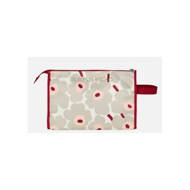 Media 2 Mini Unikko Cosmetic Bag Powder, Light Grey, Pink, Dark Cherry, Pink, dark red, light grey