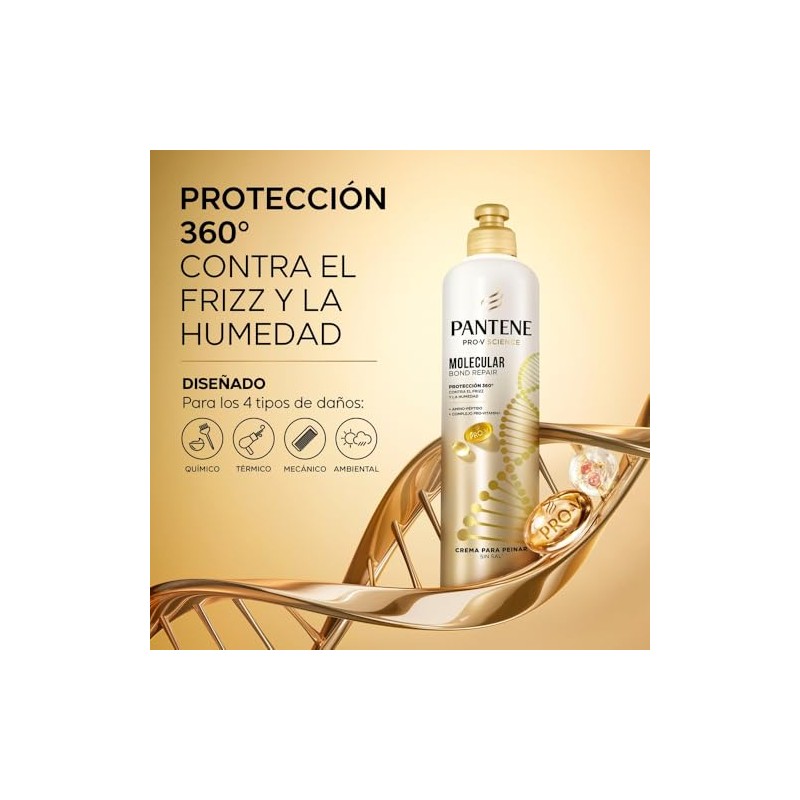 Pantene Crema para Peinar Molecular Bond Repair 300 ml