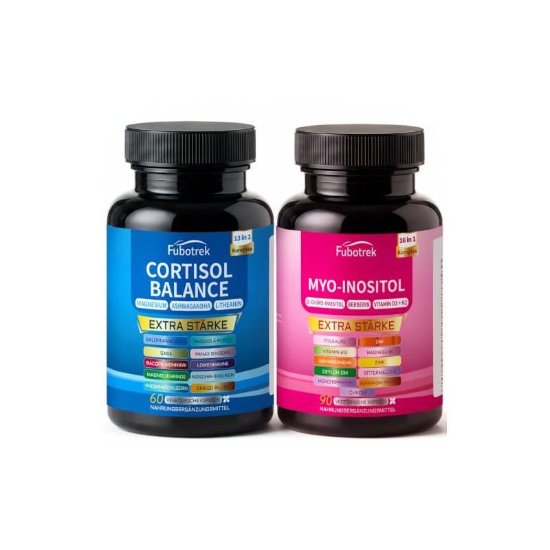 Cortisol Cocktail & Myo-Inositol Capsules for Stress Relief