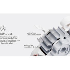 MoTEX Heat Tape Dispenser Sublimation – 1” & 3” Core Multiple Roll Pre-Cut Heat Tape Dispenser, Heat Resistant Sublimation for Heat Press & Mug Press Machine (Light Pink, Tapes not Included)