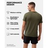 DANISH ENDURANCE Mens T Shirt, Breathable Gym Running Top, Fitness
