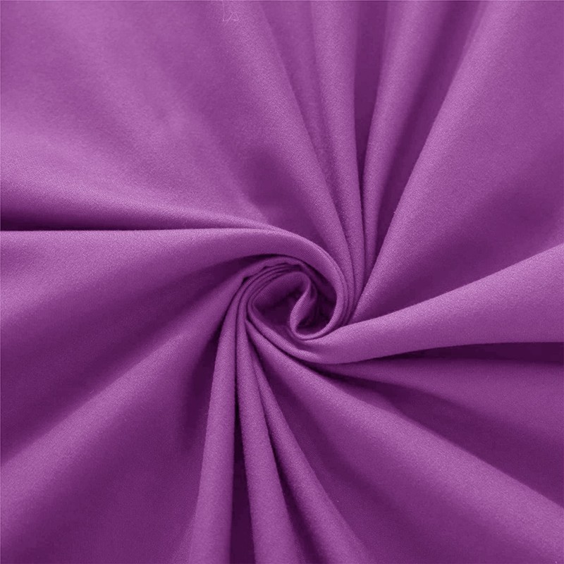 Hafaa Pillow Cases 2 Pack Brushed Microfiber Plain Pillow Cases