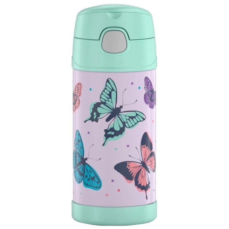 Thermos FUNtainer Insulated Stainless Steel Bottle 355ml, Whimsical Clouds