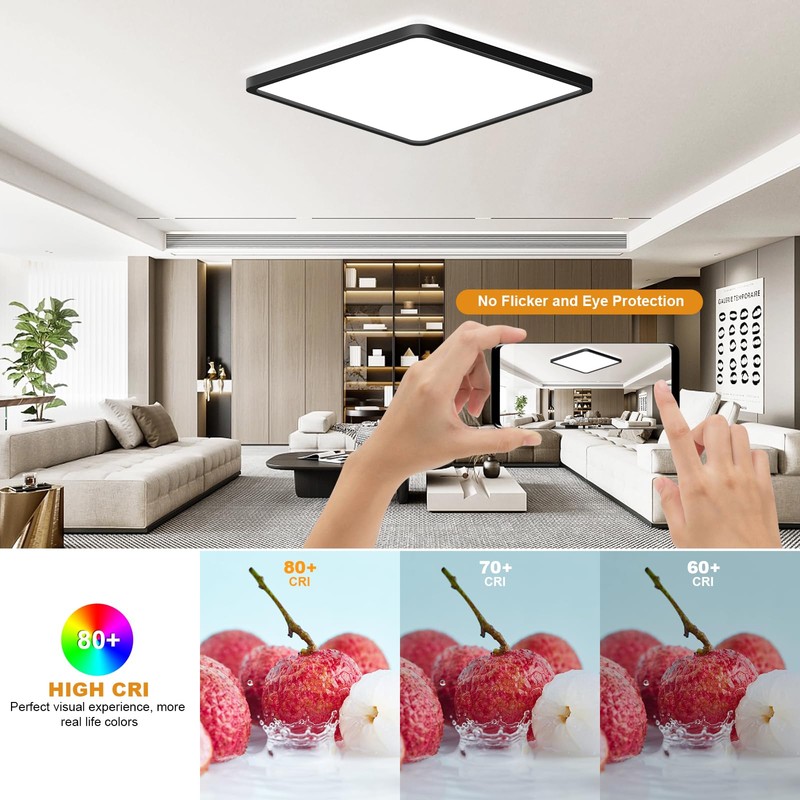 LEZOE LED Ceiling Light 18 W, 1800 lm Ceiling Light