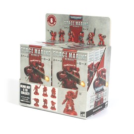 Games Workshop - Warhammer 40,000 - Space Marine Heroes 2022 - Blood Angels Collection One (Display Box of 8), Red