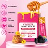 Rulinal Shilajit Honey Sticks for Women, Strawberry Honeysticks, Natural Energy