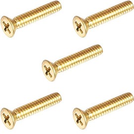 10-32 x 3/4" - Solid Brass Flat Head Phillips Drive 100 Pcs Machine Screws B2B