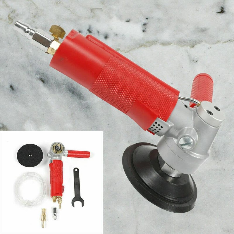 4 Inch Air Wet Stone Polisher, Variable Speed Wet Polisher