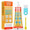 Fabric Glue Permanent, 40ml Liquid Stitch Fabric Glue for Clothing