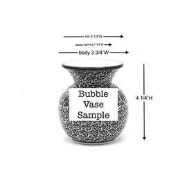 Polish Pottery Bubble Vase - Maraschino