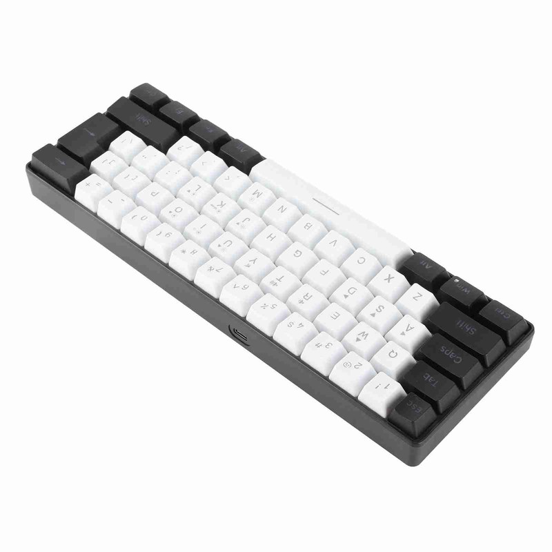 Gaming Keyboard USB 61 Keys RGB Backlit Ergonomic Contrast Color