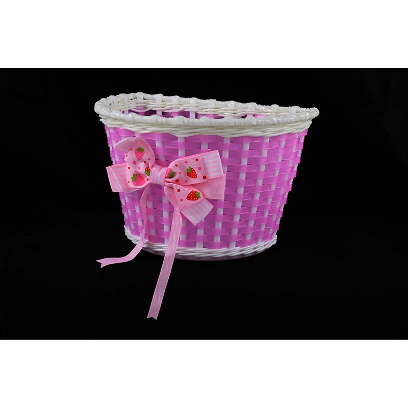 Ammaco Girls Pink Bike Accessories Pack Dolly Seat, Bow Basket,