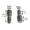 Meuey Lyot- 304 Stainless Steel Transfer Screws Reducer Screw M6